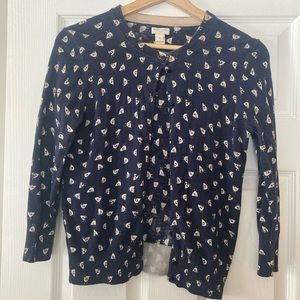 Clare cardigan by J Crew women’s rooster print